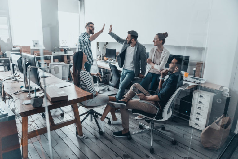 strong business team