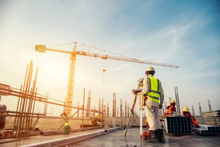 construction workers at the site